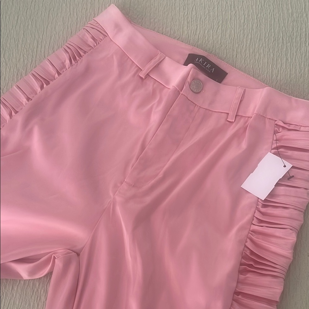 Pink Ruffled Pants - Picture 2 of 4